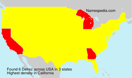 Surname Delrez in USA Surname Delrez in USA