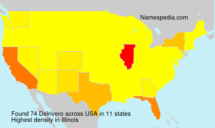 Surname Delrivero in USA Surname Delrivero in USA