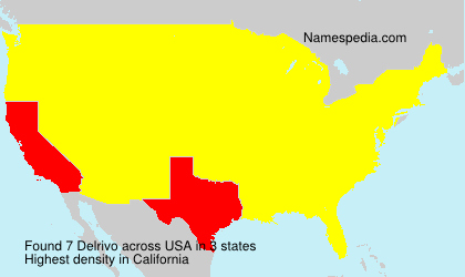 Surname Delrivo in USA Surname Delrivo in USA