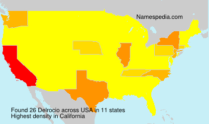 Surname Delrocio in USA Surname Delrocio in USA