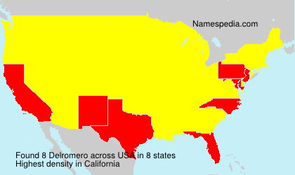 Surname Delromero in USA Surname Delromero in USA