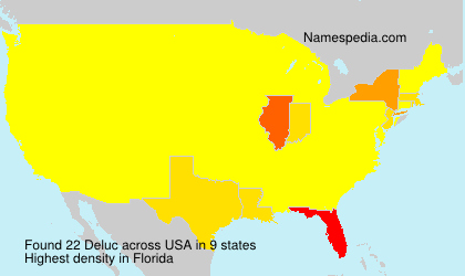 Surname Deluc in USA Surname Deluc in USA