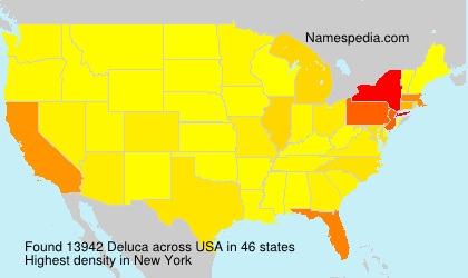 Surname Deluca in USA Surname Deluca in USA