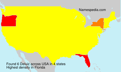Surname Deluiz in USA Surname Deluiz in USA