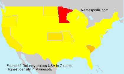 Surname Deluney in USA Surname Deluney in USA