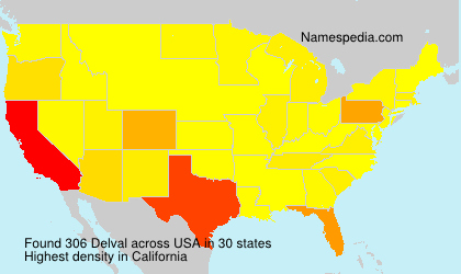 Surname Delval in USA Surname Delval in USA