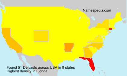 Surname Delvasto in USA Surname Delvasto in USA