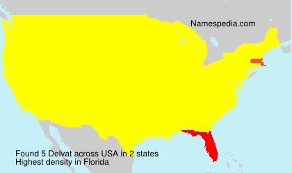 Surname Delvat in USA Surname Delvat in USA