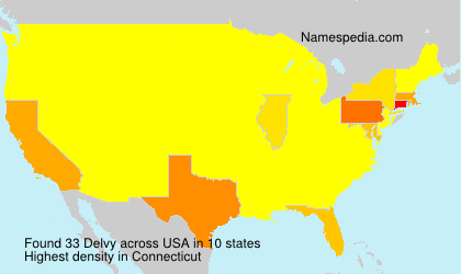 Surname Delvy in USA Surname Delvy in USA