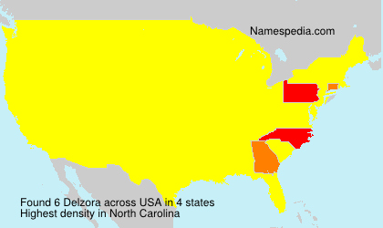 Surname Delzora in USA Surname Delzora in USA