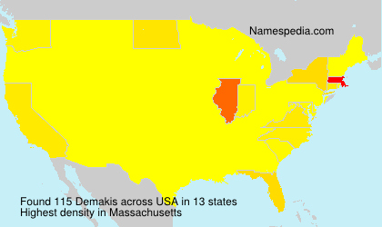 Surname Demakis in USA Surname Demakis in USA