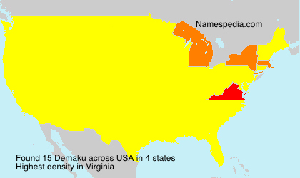 Surname Demaku in USA Surname Demaku in USA
