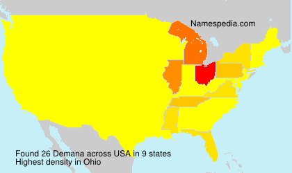 Surname Demana in USA Surname Demana in USA