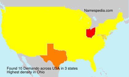 Surname Demando in USA Surname Demando in USA