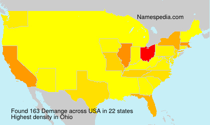 Surname Demange in USA Surname Demange in USA