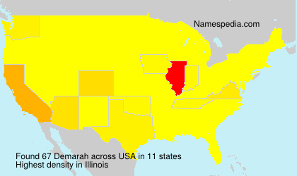 Surname Demarah in USA Surname Demarah in USA