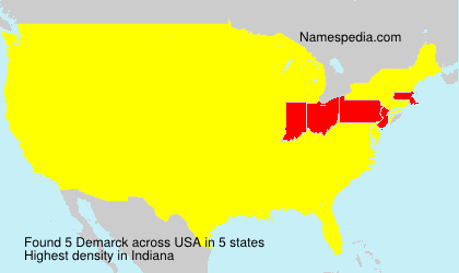 Surname Demarck in USA Surname Demarck in USA