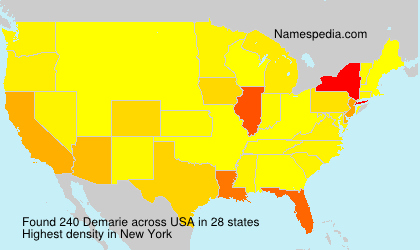 Surname Demarie in USA Surname Demarie in USA