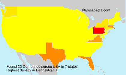 Surname Demarines in USA Surname Demarines in USA