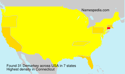 Surname Demarkey in USA Surname Demarkey in USA