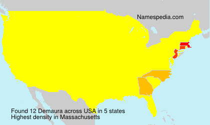 Surname Demaura in USA Surname Demaura in USA