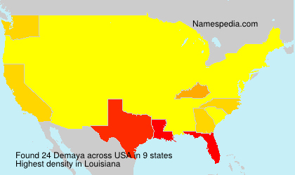 Surname Demaya in USA Surname Demaya in USA
