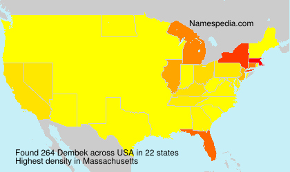Surname Dembek in USA Surname Dembek in USA