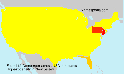 Surname Demberger in USA Surname Demberger in USA