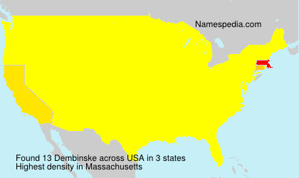 Surname Dembinske in USA Surname Dembinske in USA