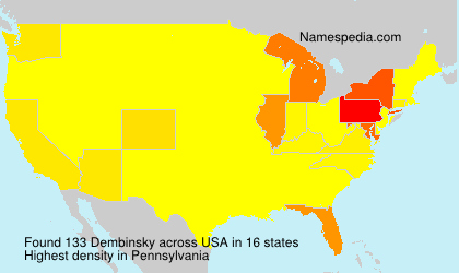 Surname Dembinsky in USA Surname Dembinsky in USA