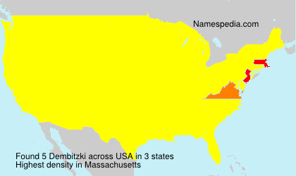 Surname Dembitzki in USA Surname Dembitzki in USA