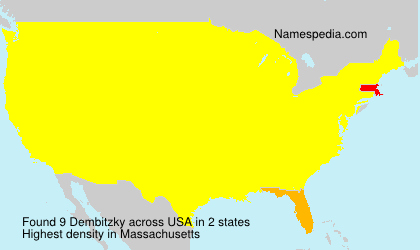 Surname Dembitzky in USA Surname Dembitzky in USA