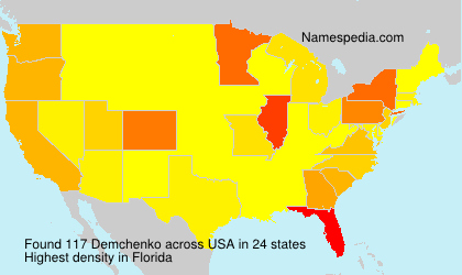 Surname Demchenko in USA Surname Demchenko in USA