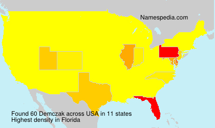 Surname Demczak in USA Surname Demczak in USA