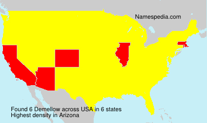 Surname Demellow in USA Surname Demellow in USA