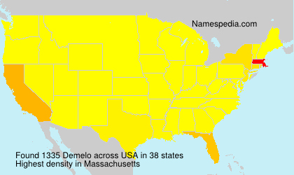 Surname Demelo in USA Surname Demelo in USA