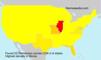 Surname Demetreon in USA Surname Demetreon in USA
