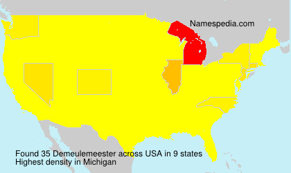 Surname Demeulemeester in USA Surname Demeulemeester in USA
