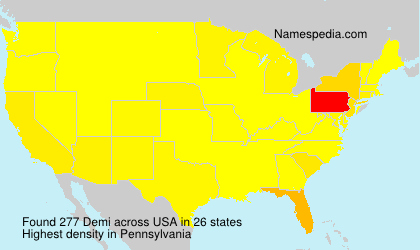 Surname Demi in USA Surname Demi in USA