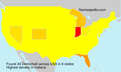 Surname Demichieli in USA Surname Demichieli in USA