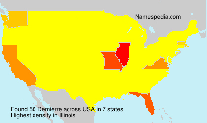 Surname Demierre in USA Surname Demierre in USA