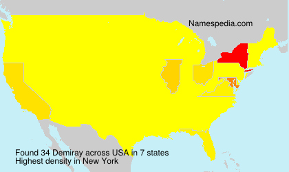 Surname Demiray in USA