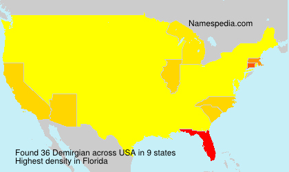 Surname Demirgian in USA Surname Demirgian in USA