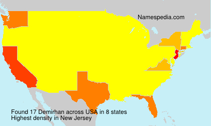 Surname Demirhan in USA Surname Demirhan in USA