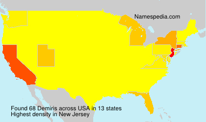 Surname Demiris in USA Surname Demiris in USA