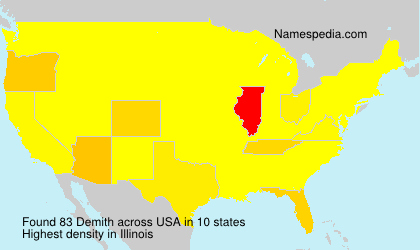 Surname Demith in USA Surname Demith in USA