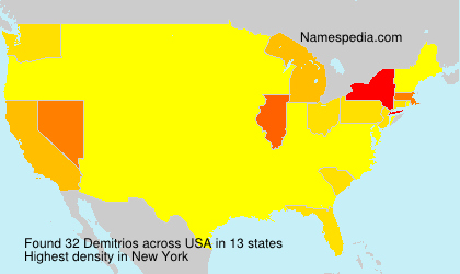 Surname Demitrios in USA Surname Demitrios in USA