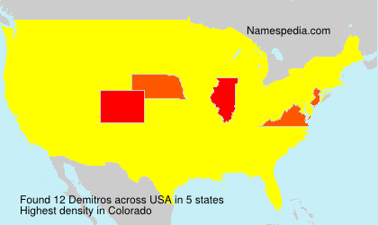 Surname Demitros in USA Surname Demitros in USA