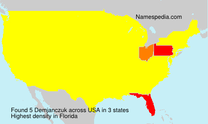 Surname Demjanczuk in USA Surname Demjanczuk in USA
