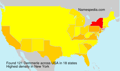 Surname Demmerle in USA Surname Demmerle in USA